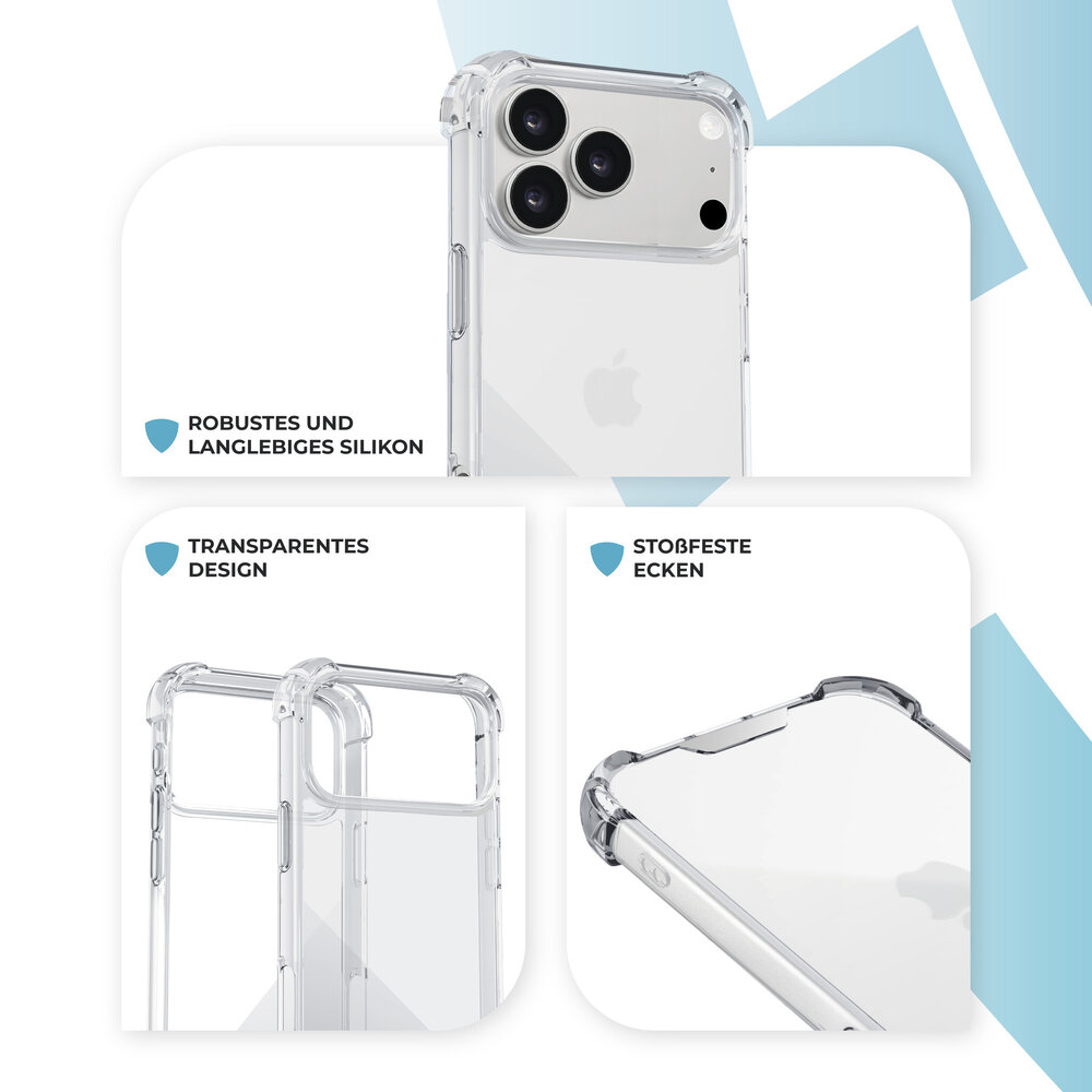 ShieldCase® ShieldCase iPhone 18 Pro Max Schockhülle (Transparent) ShieldCase® ShieldCase iPhone 18 Pro Max Schockhülle (Transparent)