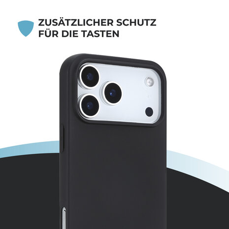 ShieldCase® ShieldCase iPhone 18 Pro Max Silikonhülle (Schwarz) ShieldCase® ShieldCase iPhone 18 Pro Max Silikonhülle (Schwarz)