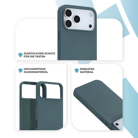 ShieldCase® ShieldCase iPhone 18 Pro Max Silikonhülle (Dunkelgrün) ShieldCase® ShieldCase iPhone 18 Pro Max Silikonhülle (Dunkelgrün)
