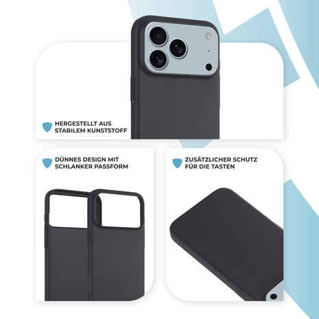 ShieldCase® ShieldCase iPhone 18 Pro Max Ultradünne Hülle (Schwarz) ShieldCase® ShieldCase iPhone 18 Pro Max Ultradünne Hülle (Schwarz)