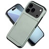 ShieldCase® ShieldCase iPhone 18 Pro Max Kartenhülle mit Schiebefach (Dunkelgrün)