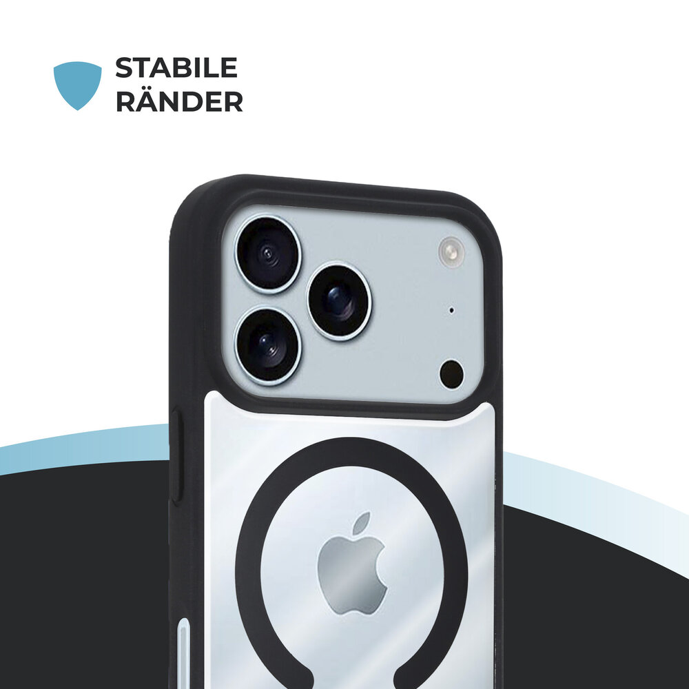 ShieldCase® ShieldCase iPhone 18 Pro Max MagSafe Hülle mit farbigem Rand (Schwarz) ShieldCase® ShieldCase iPhone 18 Pro Max MagSafe Hülle mit farbigem Rand (Schwarz)