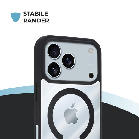 ShieldCase® ShieldCase iPhone 18 Pro Max MagSafe Hülle mit farbigem Rand (Schwarz) ShieldCase® ShieldCase iPhone 18 Pro Max MagSafe Hülle mit farbigem Rand (Schwarz)
