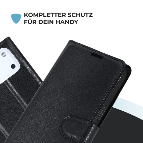 ShieldCase® ShieldCase iPhone 18 Pro Max Book-Case (Schwarz) ShieldCase® ShieldCase iPhone 18 Pro Max Book-Case (Schwarz)