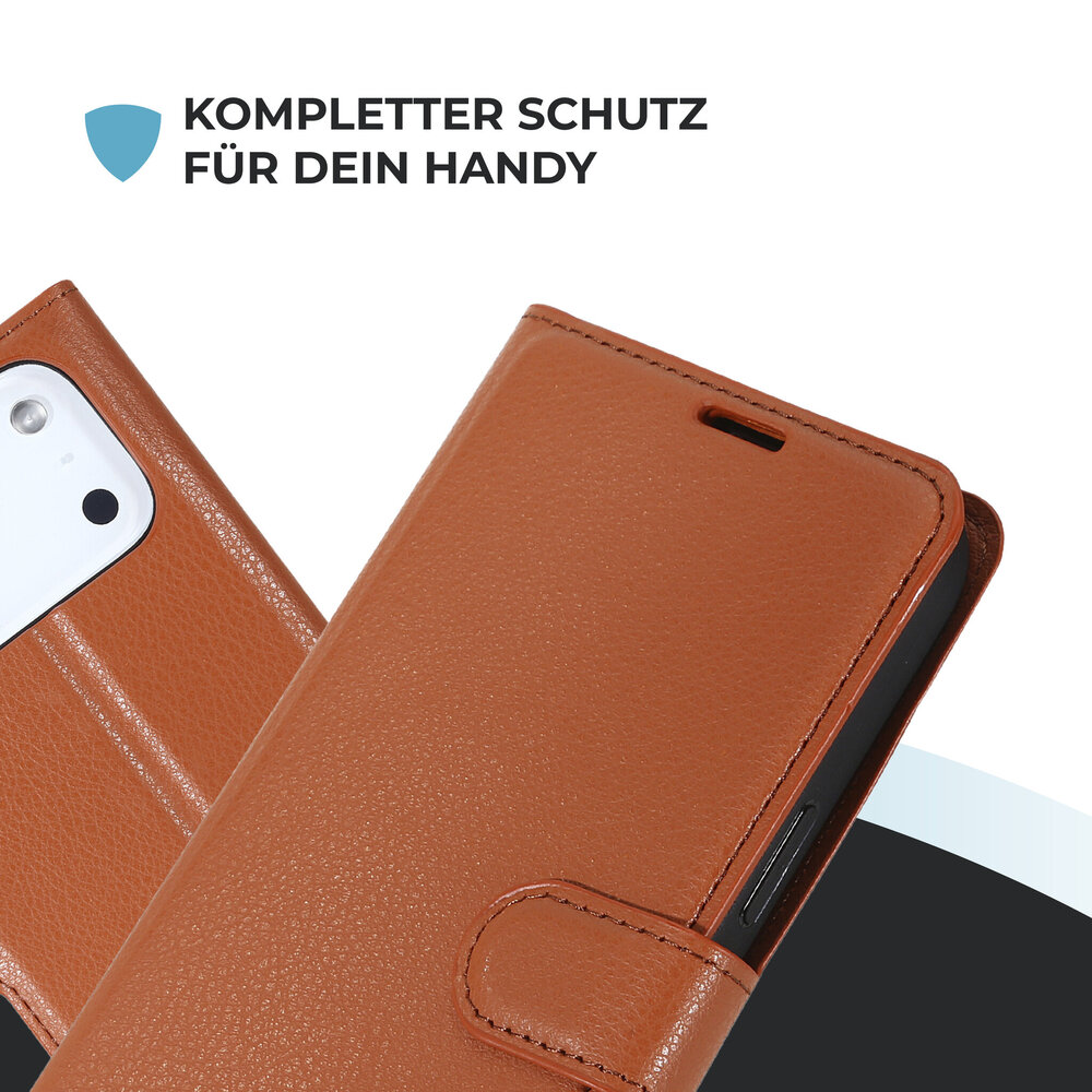 ShieldCase® ShieldCase iPhone 18 Pro Max Book-Case(Braun) ShieldCase® ShieldCase iPhone 18 Pro Max Book-Case(Braun)