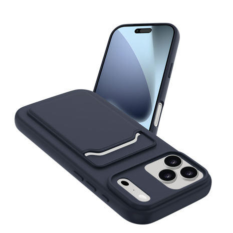 ShieldCase® ShieldCase iPhone 18 Pro Max Silikonhülle mit kartenfach (Dunkelblau) ShieldCase® ShieldCase iPhone 18 Pro Max Silikonhülle mit kartenfach (Dunkelblau)