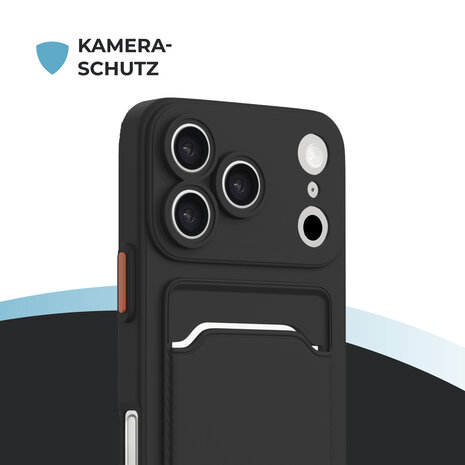 ShieldCase® ShieldCase iPhone 18 Pro Max Back Cover mit kartenfach (Schwarz) ShieldCase® ShieldCase iPhone 18 Pro Max Back Cover mit kartenfach (Schwarz)