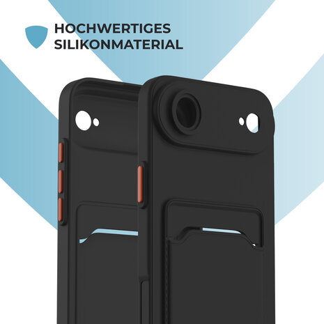 ShieldCase® ShieldCase iPhone 18 Pro Max Back Cover mit kartenfach (Schwarz) ShieldCase® ShieldCase iPhone 18 Pro Max Back Cover mit kartenfach (Schwarz)