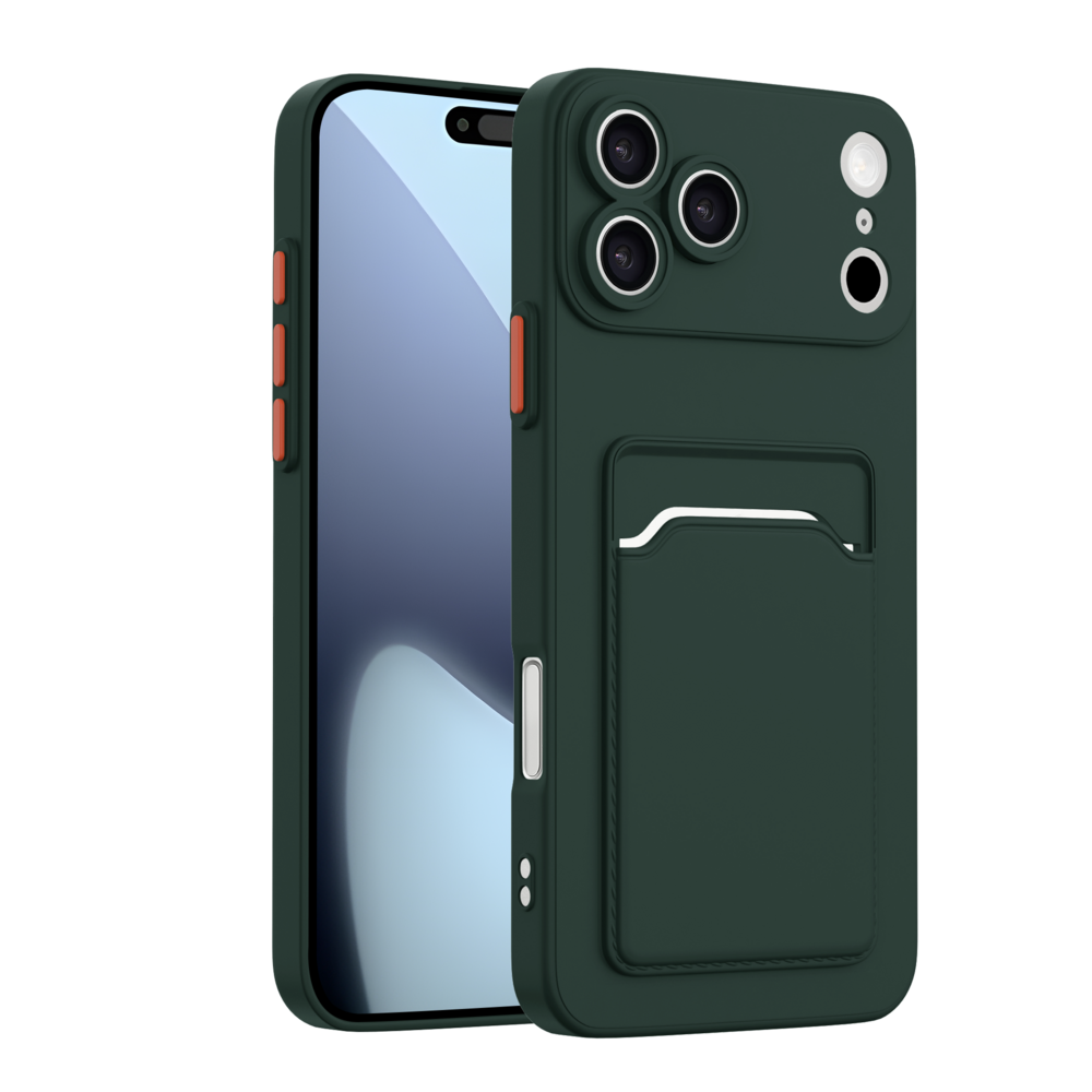 ShieldCase® ShieldCase iPhone 18 Pro Max Back Cover mit kartenfach (Dunkelgrün) ShieldCase® ShieldCase iPhone 18 Pro Max Back Cover mit kartenfach (Dunkelgrün)