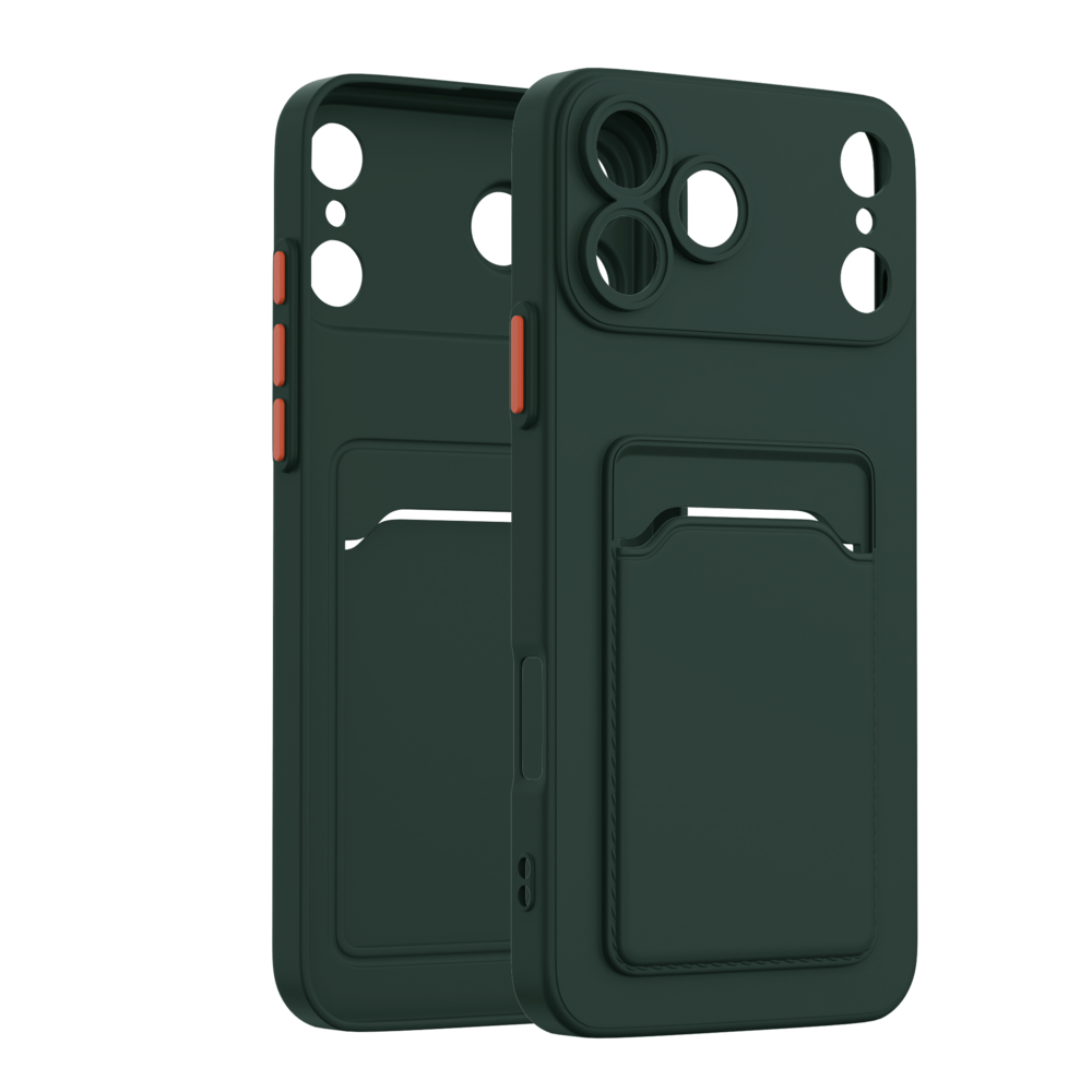 ShieldCase® ShieldCase iPhone 18 Pro Max Back Cover mit kartenfach (Dunkelgrün) ShieldCase® ShieldCase iPhone 18 Pro Max Back Cover mit kartenfach (Dunkelgrün)