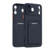 ShieldCase® ShieldCase iPhone 18 Pro Max Back Cover mit kartenfach (Dunkelblau)