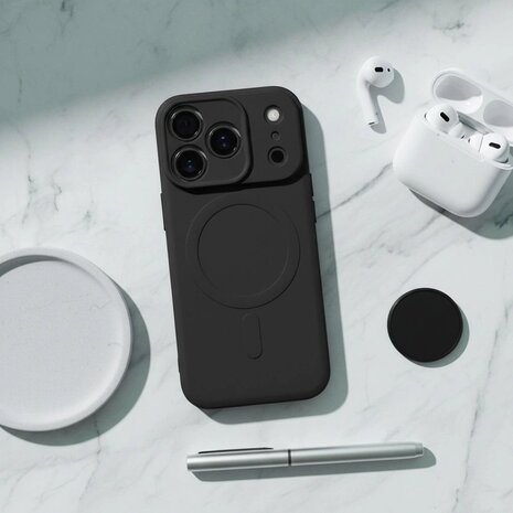 ShieldCase® ShieldCase iPhone 18 Pro Max Silikon MagSafe Back Cover (Schwarz) ShieldCase® ShieldCase iPhone 18 Pro Max Silikon MagSafe Back Cover (Schwarz)
