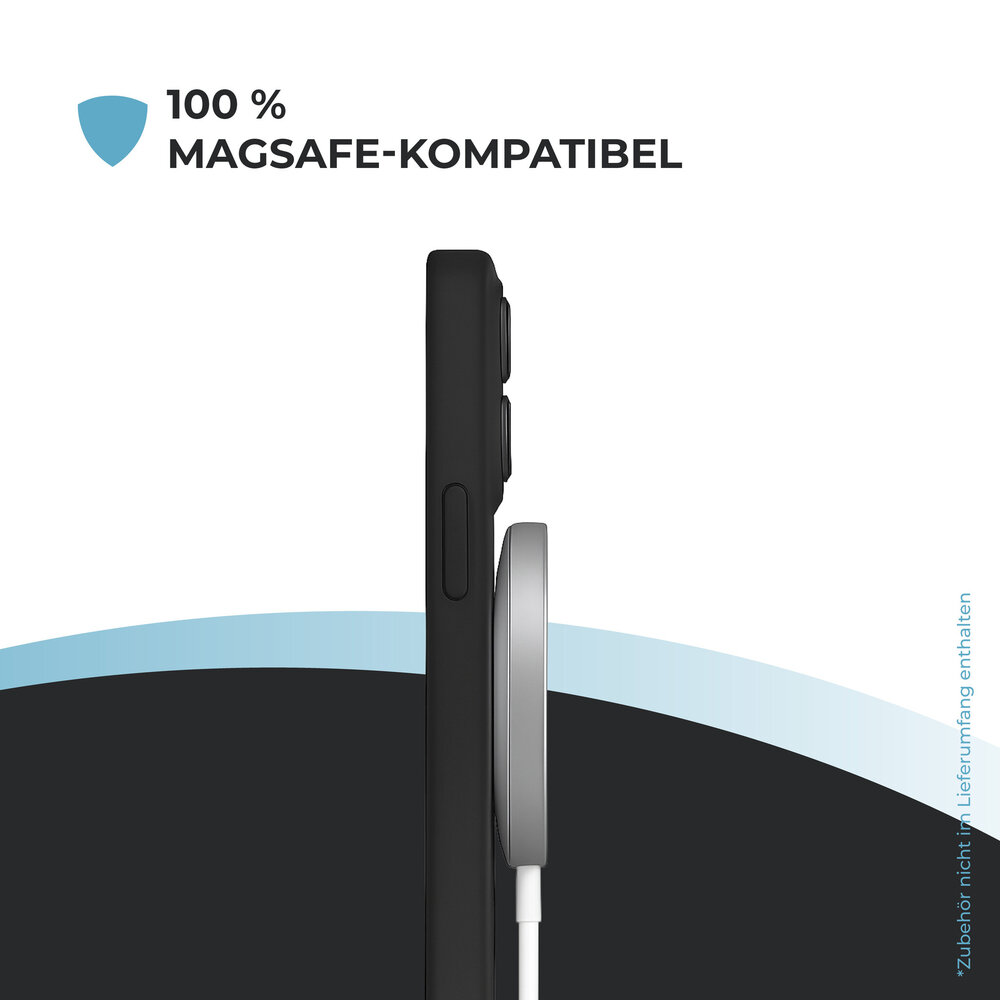 ShieldCase® ShieldCase iPhone 18 Pro Max Silikon MagSafe Back Cover (Schwarz) ShieldCase® ShieldCase iPhone 18 Pro Max Silikon MagSafe Back Cover (Schwarz)