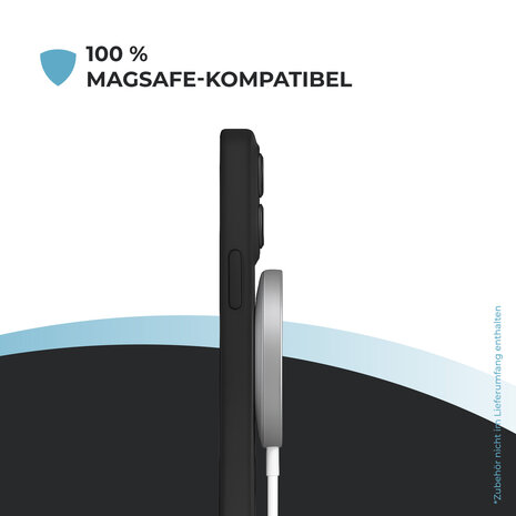 ShieldCase® ShieldCase iPhone 18 Pro Max Silikon MagSafe Back Cover (Schwarz) ShieldCase® ShieldCase iPhone 18 Pro Max Silikon MagSafe Back Cover (Schwarz)