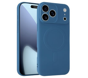 ShieldCase® iPhone 18 Pro Max Silikon MagSafe Back Cover (Dunkelblau)