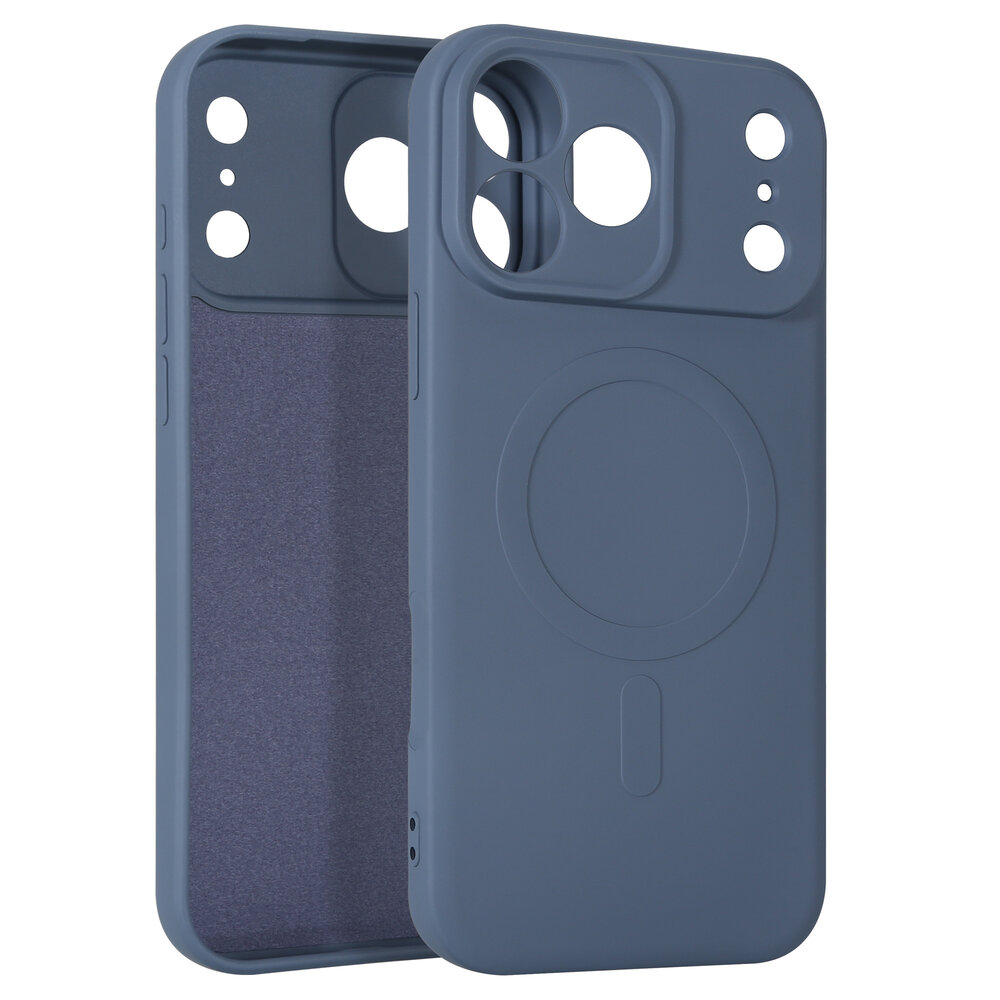 ShieldCase® ShieldCase iPhone 18 Pro Max Silikon MagSafe Back Cover (Grau) ShieldCase® ShieldCase iPhone 18 Pro Max Silikon MagSafe Back Cover (Grau)