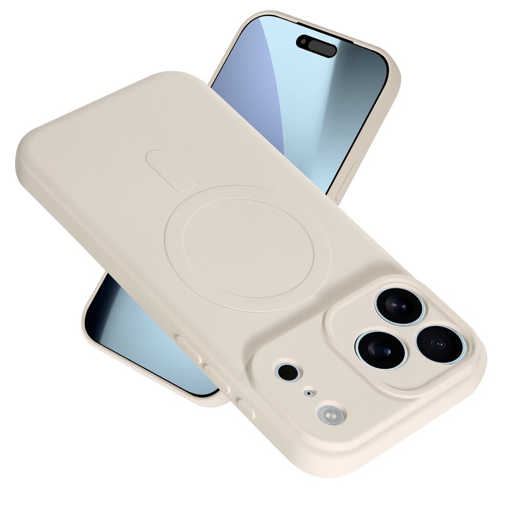 ShieldCase® ShieldCase iPhone 18 Pro Max Silikon MagSafe Back Cover (Beige) ShieldCase® ShieldCase iPhone 18 Pro Max Silikon MagSafe Back Cover (Beige)