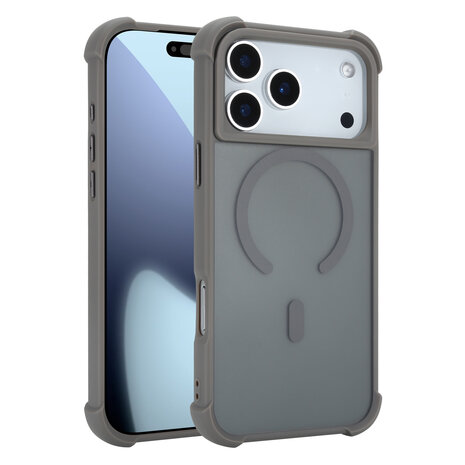 Coverzs Coverzs iPhone 18 Pro Max mattes Shockhülle mit MagSafe (Grau) Coverzs Coverzs iPhone 18 Pro Max mattes Shockhülle mit MagSafe (Grau)