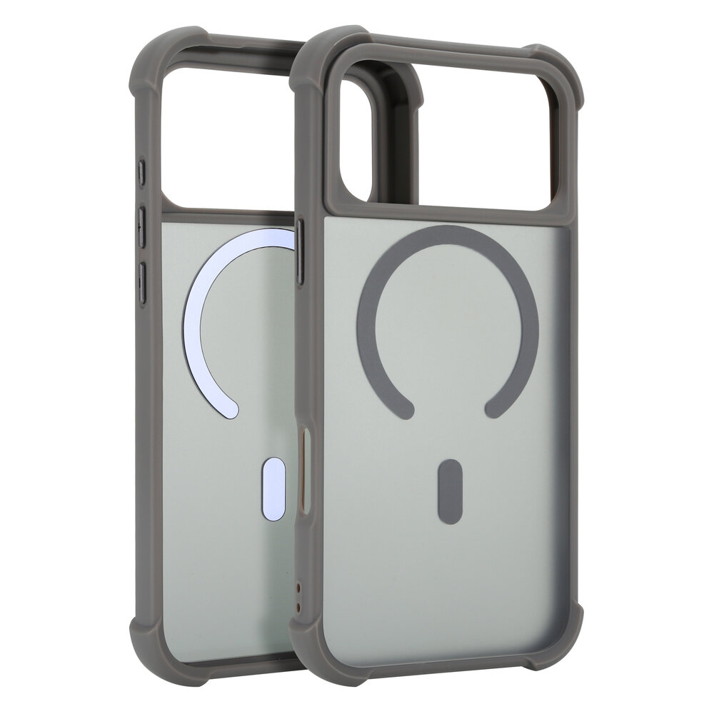 Coverzs Coverzs iPhone 18 Pro Max mattes Shockhülle mit MagSafe (Grau) Coverzs Coverzs iPhone 18 Pro Max mattes Shockhülle mit MagSafe (Grau)