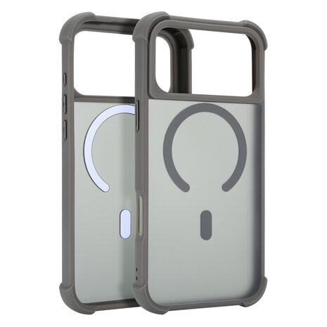Coverzs Coverzs iPhone 18 Pro Max mattes Shockhülle mit MagSafe (Grau) Coverzs Coverzs iPhone 18 Pro Max mattes Shockhülle mit MagSafe (Grau)