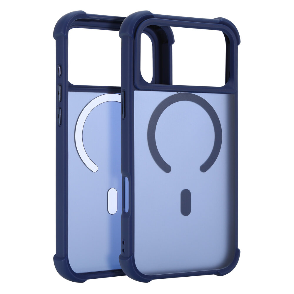 Coverzs Coverzs iPhone 18 Pro Max mattes Shockhülle mit MagSafe (Dunkelblau) Coverzs Coverzs iPhone 18 Pro Max mattes Shockhülle mit MagSafe (Dunkelblau)
