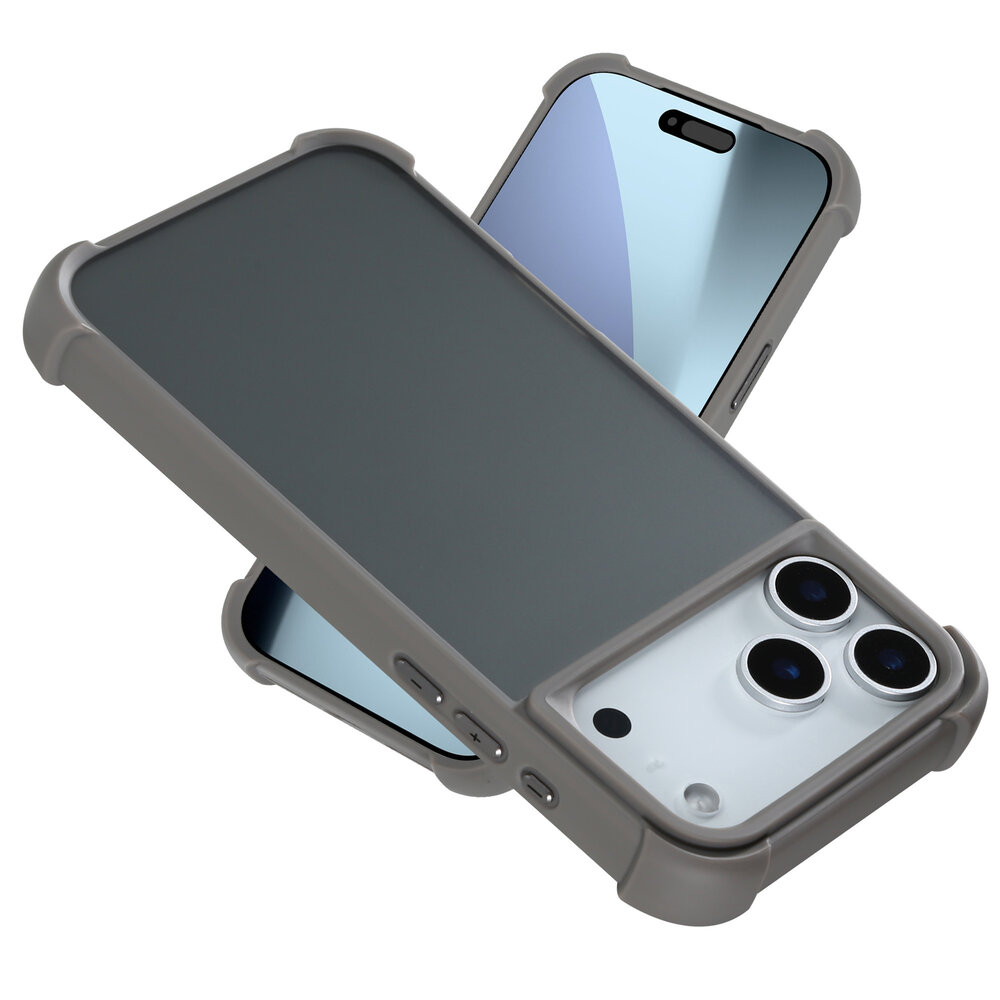 Coverzs Coverzs iPhone 18 Pro Max mattes Shockhülle (Grau) Coverzs Coverzs iPhone 18 Pro Max mattes Shockhülle (Grau)