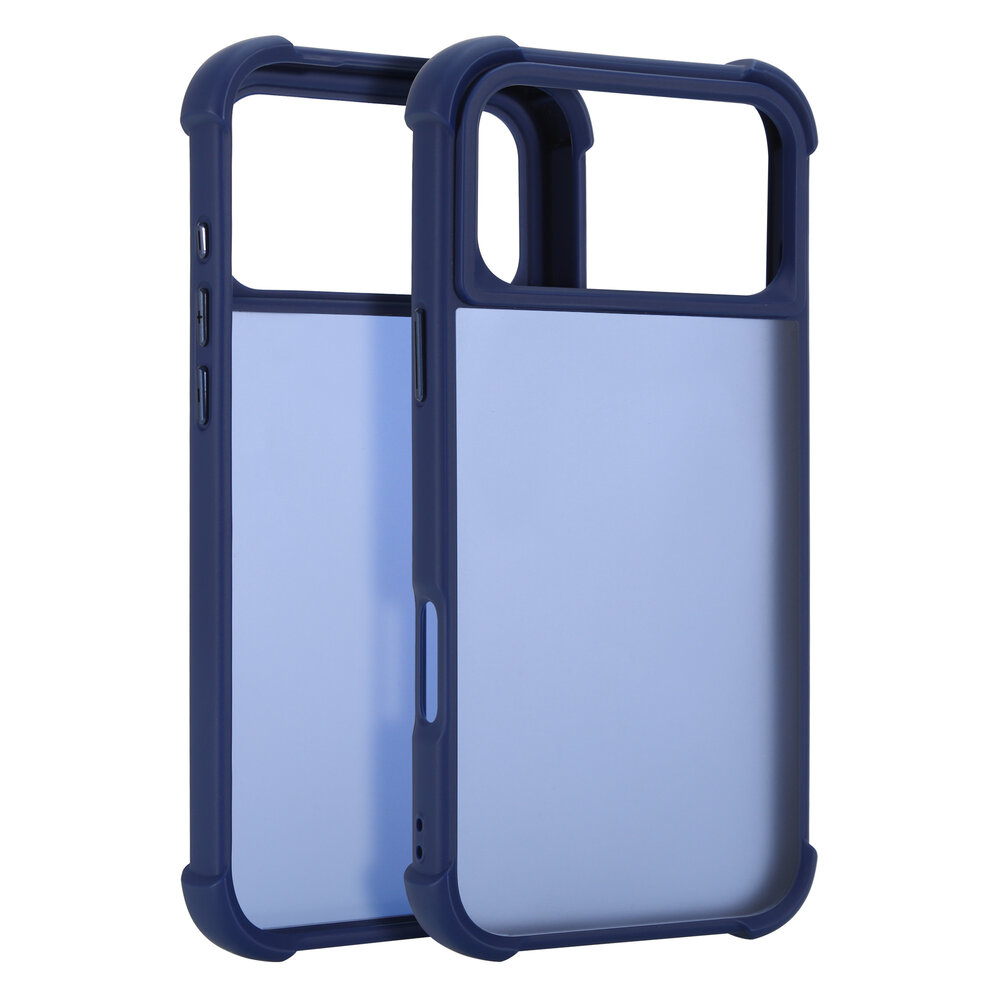 Coverzs Coverzs iPhone 18 Pro Max mattes Shockhülle (Dunkelblau) Coverzs Coverzs iPhone 18 Pro Max mattes Shockhülle (Dunkelblau)