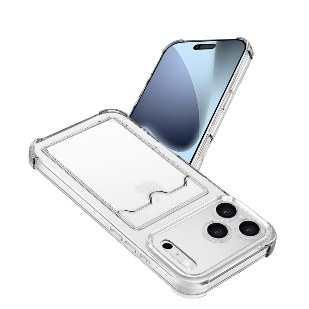 ShieldCase® ShieldCase iPhone 18 Pro Max TPU Hülle mit Kartenfach (Transparent) ShieldCase® ShieldCase iPhone 18 Pro Max TPU Hülle mit Kartenfach (Transparent)