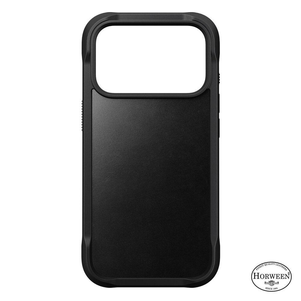 Nomad Nomad iPhone 18 Pro Rugged Horween Leather case (Schwarz) Nomad Nomad iPhone 18 Pro Rugged Horween Leather case (Schwarz)