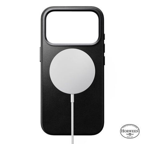 Nomad Nomad iPhone 18 Pro Traditional Horween Leather case (Schwarz)