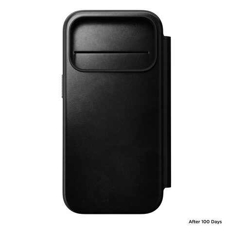 Nomad Nomad iPhone 18 Pro Modern Horween Leather Folio case (Schwarz)