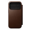 Nomad Nomad iPhone 18 Pro Modern Leather Folio case (Braun)