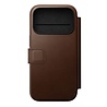 Nomad Nomad iPhone 18 Pro Modern Leather Folio case (Braun)