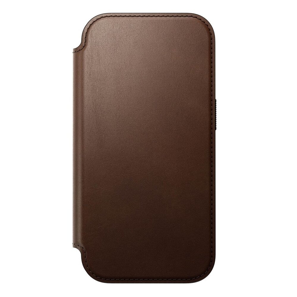 Nomad Nomad iPhone 18 Pro Modern Leather Folio case (Braun)