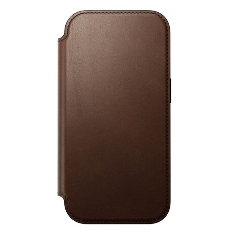 Nomad Nomad iPhone 18 Pro Modern Leather Folio case (Braun)