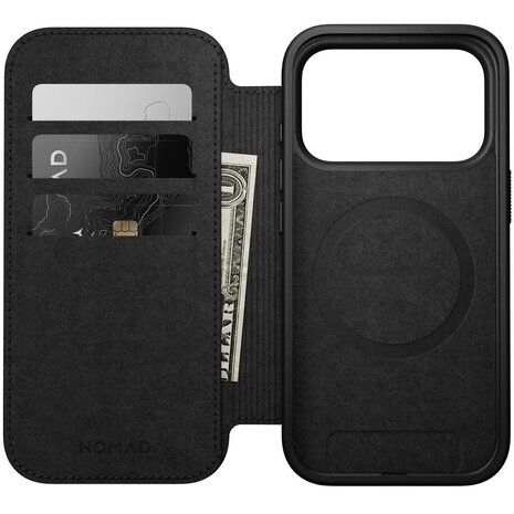 Nomad Nomad iPhone 18 Pro Modern Leather Folio case (Braun)