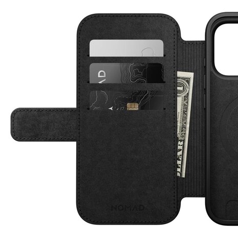 Nomad Nomad iPhone 18 Pro Modern Leather Folio case (Braun)
