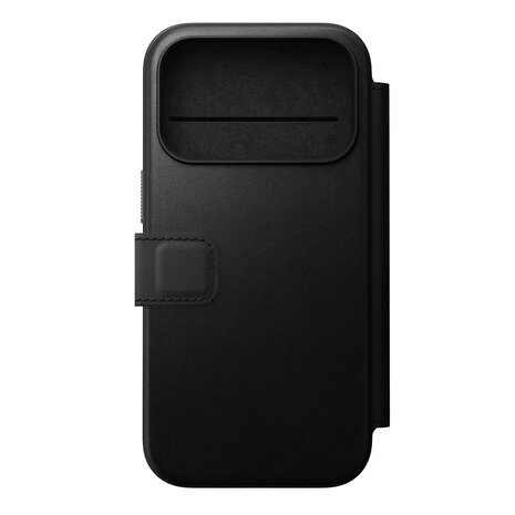 Nomad Nomad iPhone 18 Pro Modern Leather Folio case (Schwarz)