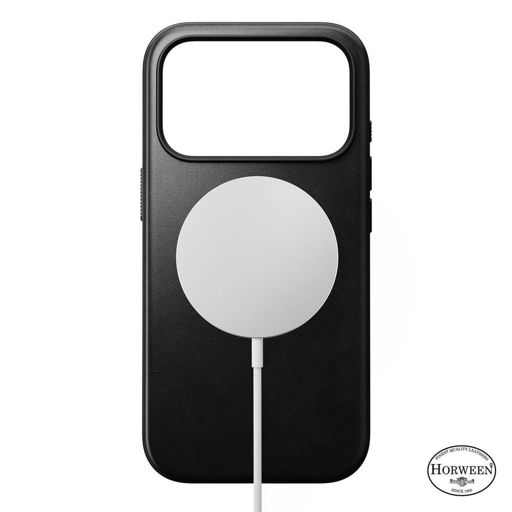 Nomad Nomad iPhone 18 Pro Modern Horween Leather case (Schwarz)