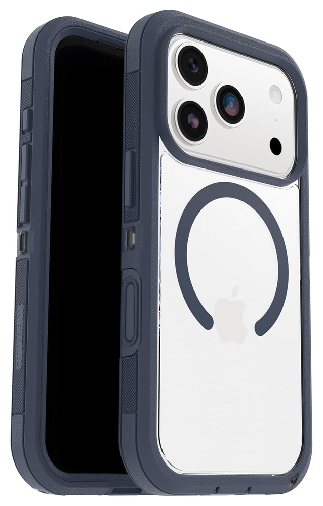 Otterbox OtterBox iPhone 18 Pro Defender Pro XT Hülle (Transparent/Blau) Otterbox OtterBox iPhone 18 Pro Defender Pro XT Hülle (Transparent/Blau)