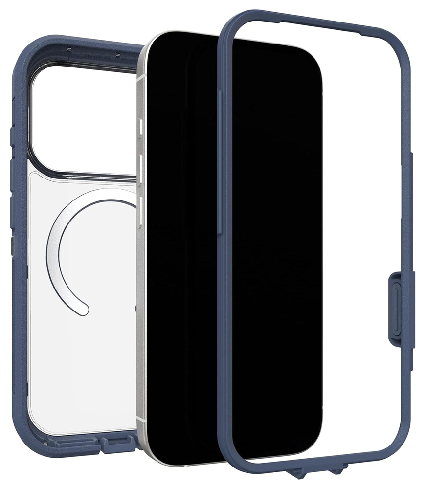 Otterbox OtterBox iPhone 18 Pro Defender Pro XT Hülle (Transparent/Blau) Otterbox OtterBox iPhone 18 Pro Defender Pro XT Hülle (Transparent/Blau)