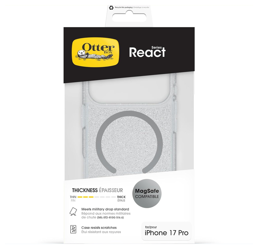 Otterbox OtterBox iPhone 18 Pro React MagSafe Hülle (Glitter) Otterbox OtterBox iPhone 18 Pro React MagSafe Hülle (Glitter)