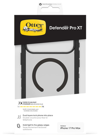 Otterbox OtterBox iPhone 18 Pro Max Defender Pro XT Hülle (Transparent/Schwarz) Otterbox OtterBox iPhone 18 Pro Max Defender Pro XT Hülle (Transparent/Schwarz)