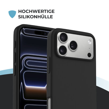 ShieldCase® ShieldCase iPhone 18 Pro Max Hülle mit Band (Schwarz) ShieldCase® ShieldCase iPhone 18 Pro Max Hülle mit Band (Schwarz)