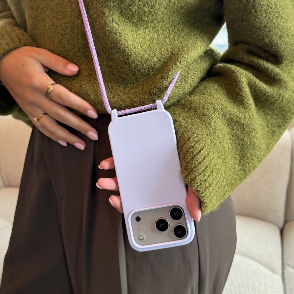 ShieldCase® ShieldCase iPhone 18 Pro Max Hülle mit Band (Lila) ShieldCase® ShieldCase iPhone 18 Pro Max Hülle mit Band (Lila)