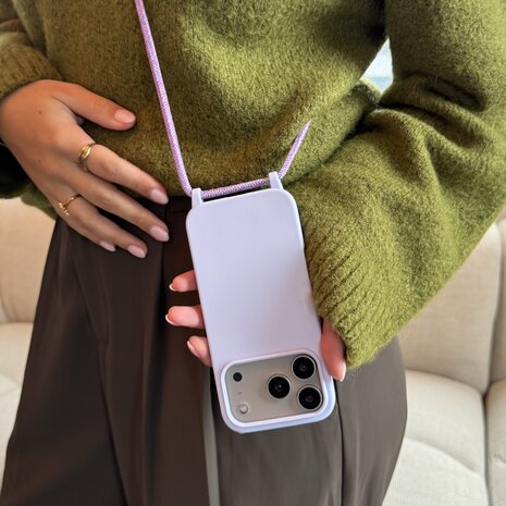 ShieldCase® ShieldCase iPhone 18 Pro Max Hülle mit Band (Lila) ShieldCase® ShieldCase iPhone 18 Pro Max Hülle mit Band (Lila)