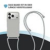 ShieldCase® ShieldCase iPhone 18 Pro Max Hülle mit Band (Grau) ShieldCase® ShieldCase iPhone 18 Pro Max Hülle mit Band (Grau)