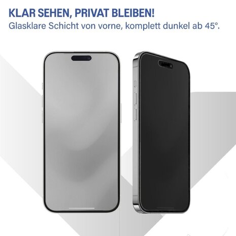 Coverzs Coverzs iPhone 18 Pro Flexibles PMMA-Glas Privacy Displayschutz mit Rahmen (2-er Set) Coverzs Coverzs iPhone 18 Pro Flexibles PMMA-Glas Privacy Displayschutz mit Rahmen (2-er Set)