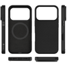 Coverzs Coverzs iPhone 18 Pro Kevlar MagSafe Silikonhülle (schwarz) Coverzs Coverzs iPhone 18 Pro Kevlar MagSafe Silikonhülle (schwarz)