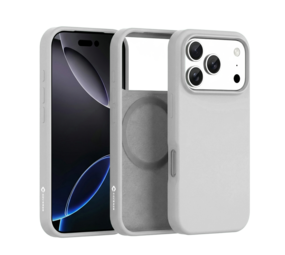 Coverzs iPhone 18 Pro MagSafe-Hülle mit flüssigem Silikon (grau) Coverzs iPhone 18 Pro MagSafe-Hülle mit flüssigem Silikon (grau)
